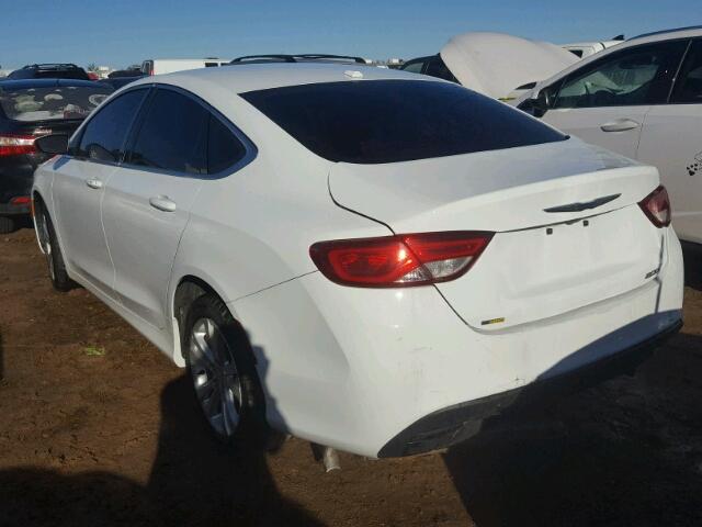 1C3CCCAB7FN680114 - 2015 CHRYSLER 200 WHITE photo 3