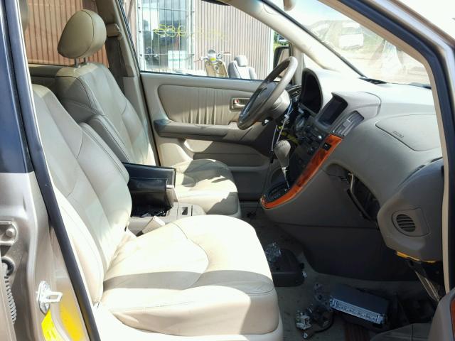 JT6HF10U6Y0099212 - 2000 LEXUS RX 300 GOLD photo 5