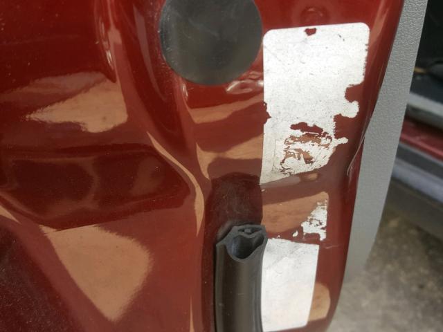 1J8HG48K17C611927 - 2007 JEEP COMMANDER RED photo 10