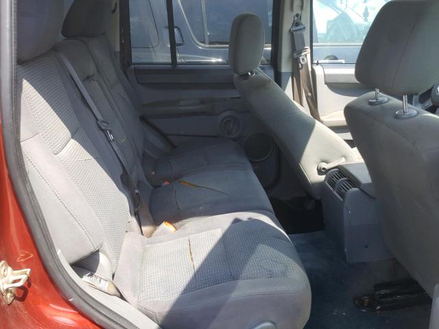1J8HG48K17C611927 - 2007 JEEP COMMANDER RED photo 6