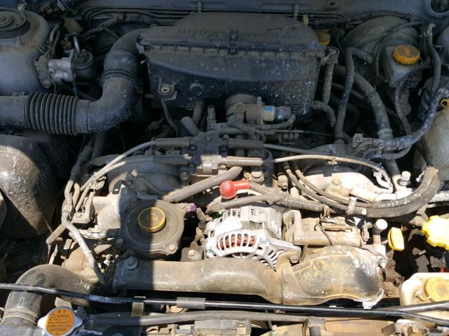 JF1SF65671G727366 - 2001 SUBARU FORESTER S SILVER photo 7