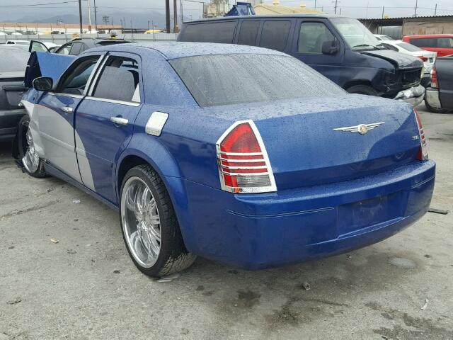 2C3LA43R26H172194 - 2006 CHRYSLER 300 BLUE photo 3