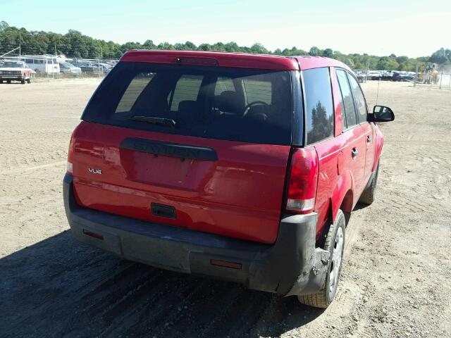 5GZCZ33D33S910980 - 2003 SATURN VUE RED photo 4