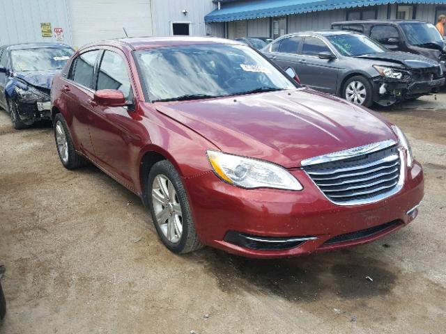 1C3BC1FB1BN576284 - 2011 CHRYSLER 200 TOURIN RED photo 1