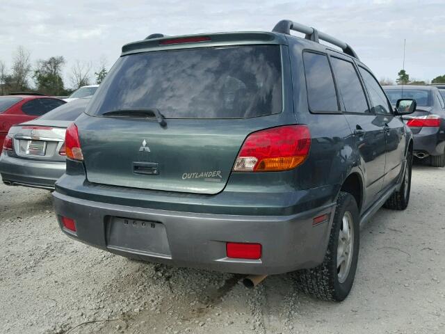 JA4LZ31F84U059958 - 2004 MITSUBISHI OUTLANDER GREEN photo 1