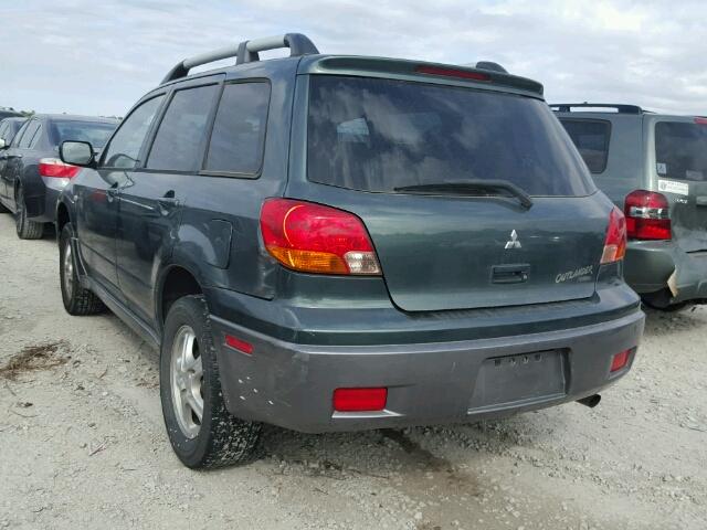 JA4LZ31F84U059958 - 2004 MITSUBISHI OUTLANDER GREEN photo 2