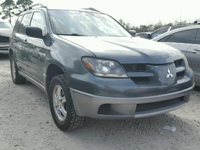 JA4LZ31F84U059958 - 2004 MITSUBISHI OUTLANDER GREEN photo 3