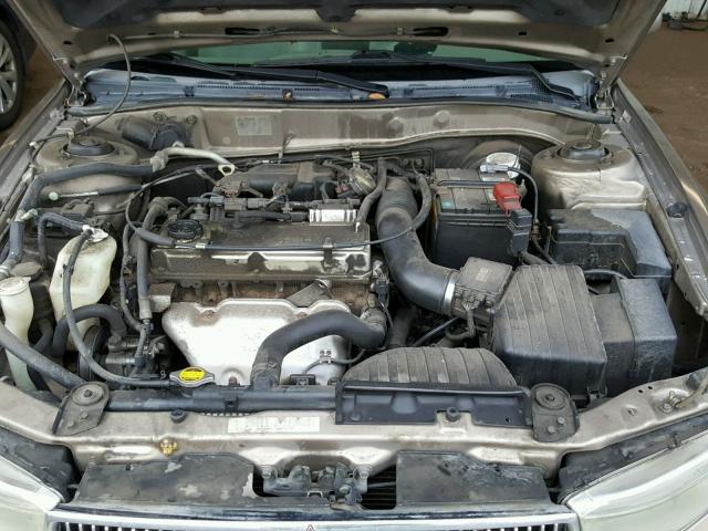 4A3AA46G41E222488 - 2001 MITSUBISHI GALANT ES GOLD photo 7