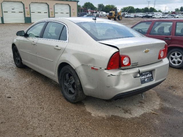 1G1ZB5E16BF168136 - 2011 CHEVROLET MALIBU LS 棕色 照片 3