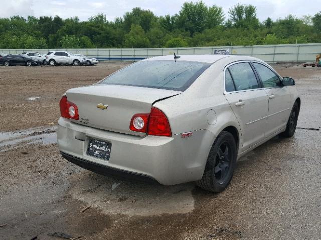 1G1ZB5E16BF168136 - 2011 CHEVROLET MALIBU LS 棕色 照片 4