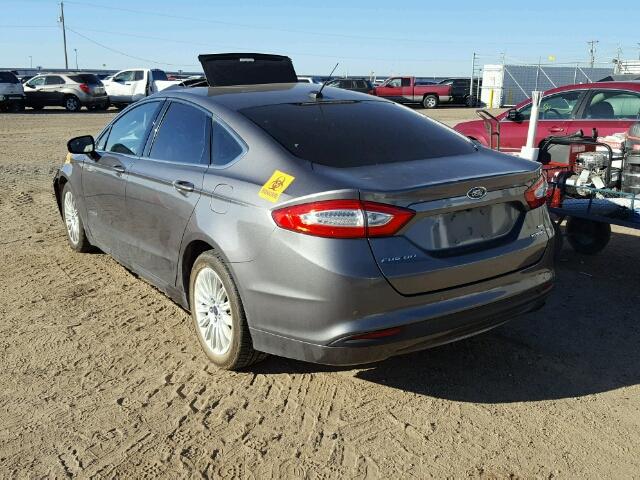 3FA6P0LUXDR324458 - 2013 FORD FUSION SE GREEN photo 3