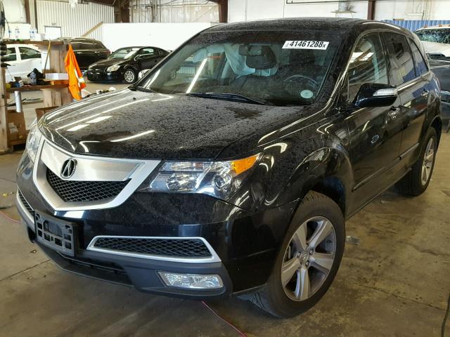 2HNYD2H28DH509077 - 2013 ACURA MDX BLACK photo 2