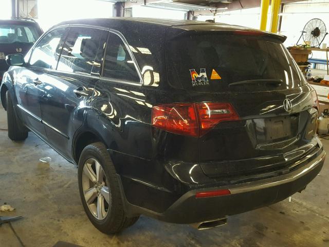 2HNYD2H28DH509077 - 2013 ACURA MDX BLACK photo 3