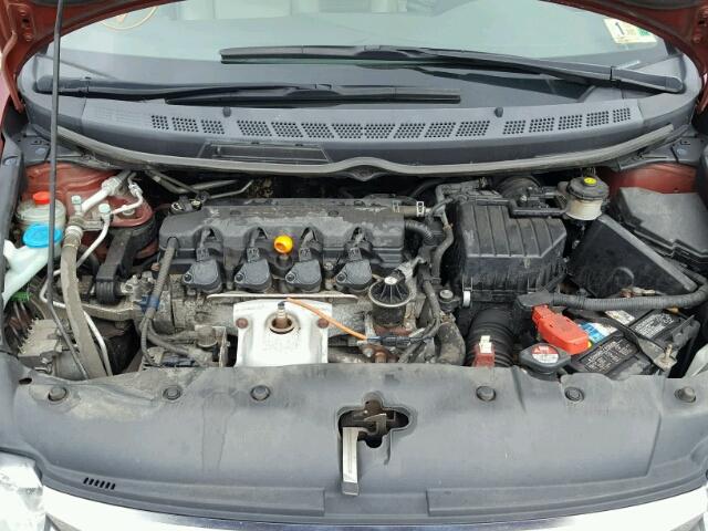 2HGFA1F91AH511850 - 2010 HONDA CIVIC EXL 红色 照片 7