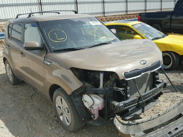 KNDJN2A22G7333450 - 2016 KIA SOUL BROWN photo 1