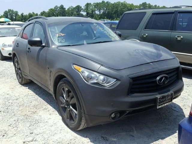 JN8CS1MU5EM450807 - 2014 INFINITI QX70 BLACK photo 1