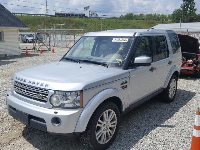SALAK2D4XAA545716 - 2010 LAND ROVER LR4 HSE LU SILVER photo 2