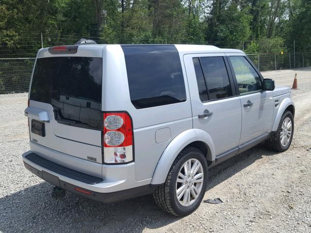 SALAK2D4XAA545716 - 2010 LAND ROVER LR4 HSE LU SILVER photo 4