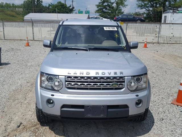 SALAK2D4XAA545716 - 2010 LAND ROVER LR4 HSE LU SILVER photo 9