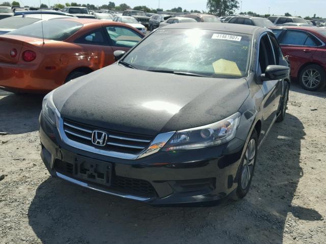 1HGCR2F36FA237404 - 2015 HONDA ACCORD LX BLACK photo 2