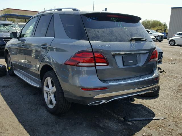 4JGDA5HB9HA924472 - 2017 MERCEDES-BENZ GLE 350 4M CHARCOAL photo 3