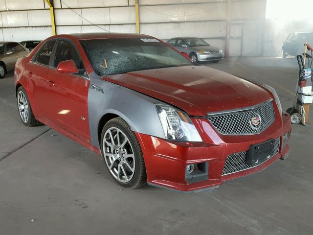 1G6DV5EPXD0158604 - 2013 CADILLAC CTS-V RED photo 1