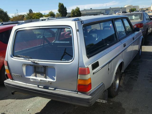 YV1AX8858F1653445 - 1985 VOLVO 245 DL GRAY photo 4