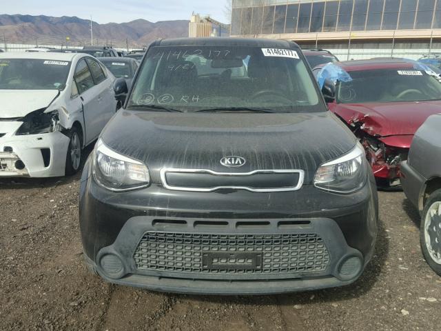 KNDJN2A2XG7303645 - 2016 KIA SOUL BLACK photo 9