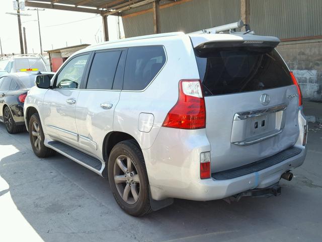 JTJJM7FX9C5046937 - 2012 LEXUS GX PREMIUM SILVER photo 3