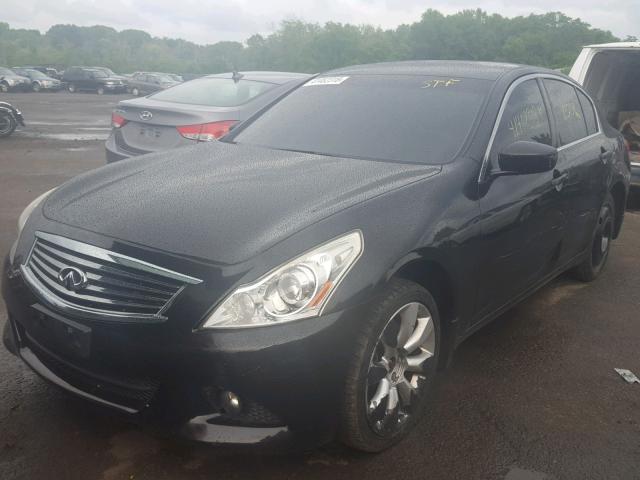 JN1DV6AR9BM450926 - 2011 INFINITI G25 BLACK photo 2