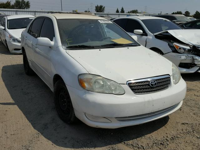 1NXBR32E25Z447997 - 2005 TOYOTA COROLLA SE WHITE photo 1