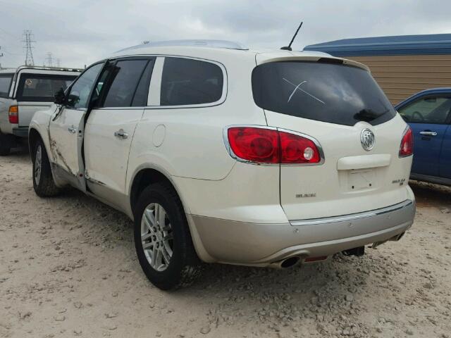 5GAER13788J209102 - 2008 BUICK ENCLAVE CX WHITE photo 3