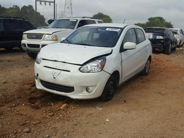 ML32A3HJ2FH046978 - 2015 MITSUBISHI MIRAGE DE WHITE photo 2