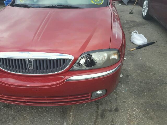 1LNHM86S74Y642779 - 2004 LINCOLN LS RED photo 9