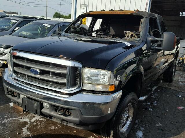 1FTSX31S33EB87117 - 2003 FORD F350 BLACK photo 2