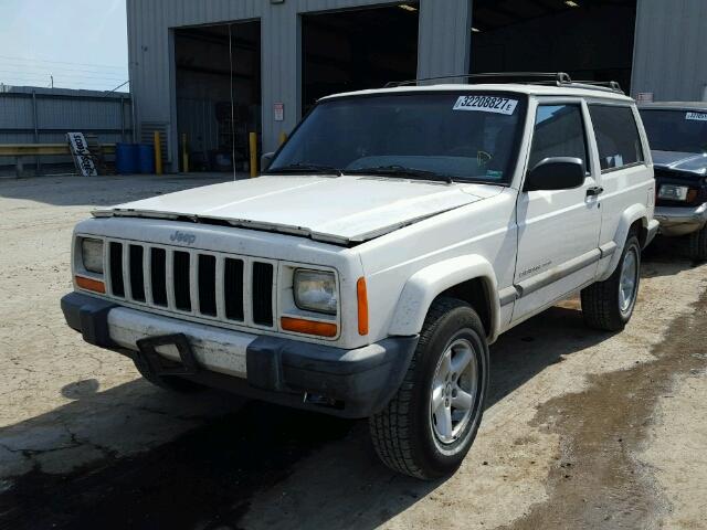 1J4FT47SX1L608523 - 2001 JEEP CHEROKEE S WHITE photo 2