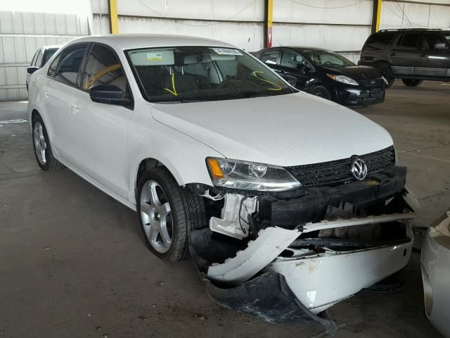 3VW2K7AJ4CM423309 - 2012 VOLKSWAGEN JETTA BASE 白色 照片 1