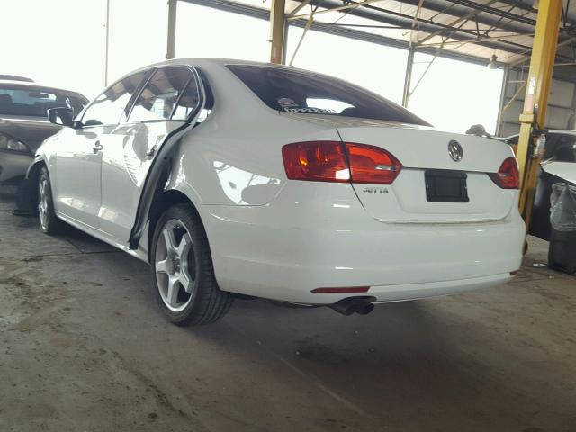 3VW2K7AJ4CM423309 - 2012 VOLKSWAGEN JETTA BASE 白色 照片 3