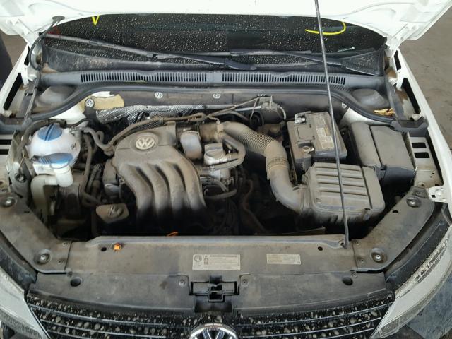 3VW2K7AJ4CM423309 - 2012 VOLKSWAGEN JETTA BASE 白色 照片 7