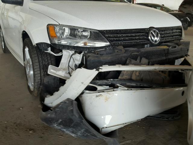 3VW2K7AJ4CM423309 - 2012 VOLKSWAGEN JETTA BASE 白色 照片 9