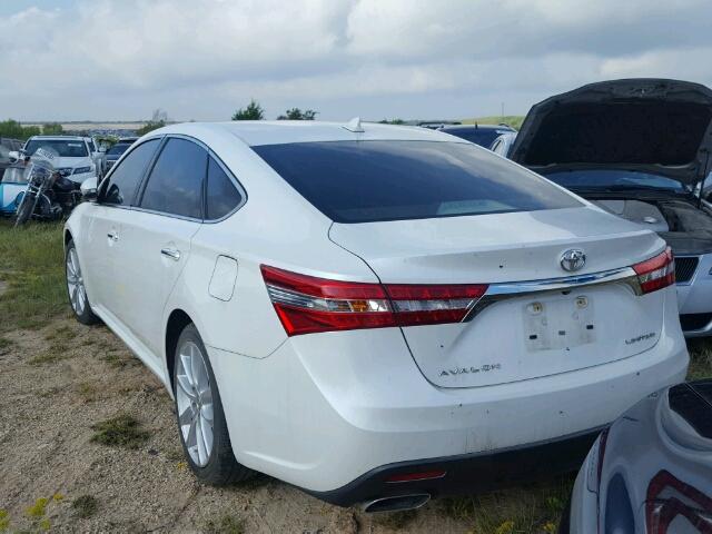 4T1BK1EB5DU035954 - 2013 TOYOTA AVALON BAS WHITE photo 3