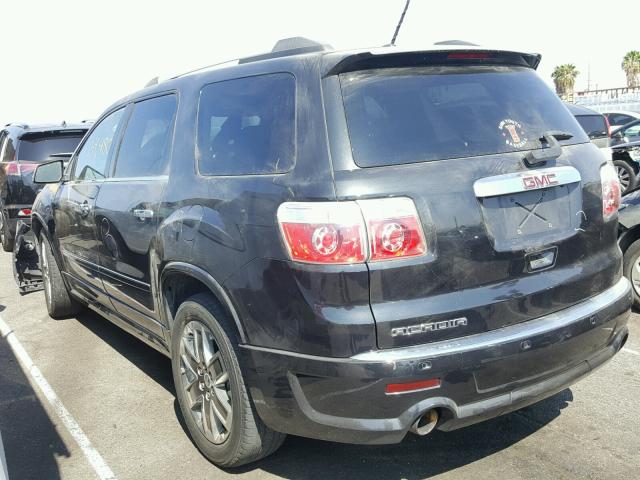 1GKKRTEDXBJ370014 - 2011 GMC ACADIA DEN BLACK photo 3