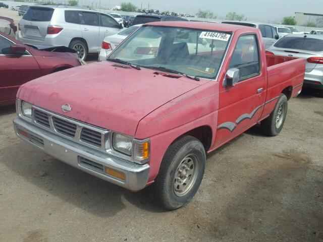 1N6SD11S1RC344769 - 1994 NISSAN TRUCK BASE RED photo 2