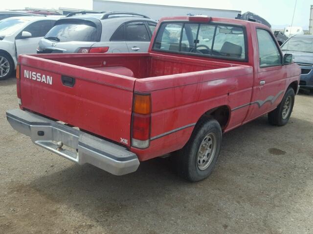 1N6SD11S1RC344769 - 1994 NISSAN TRUCK BASE RED photo 4