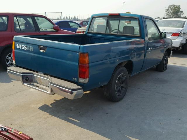 1N6SD11S7TC375726 - 1996 NISSAN TRUCK BASE GREEN photo 4