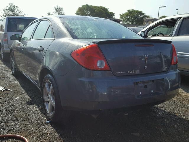 1G2ZH57N194153799 - 2009 PONTIAC G6 GT GRAY photo 3