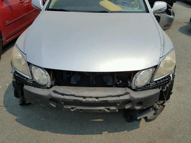 JTHBL96S685002040 - 2008 LEXUS GS 460 SILVER photo 9