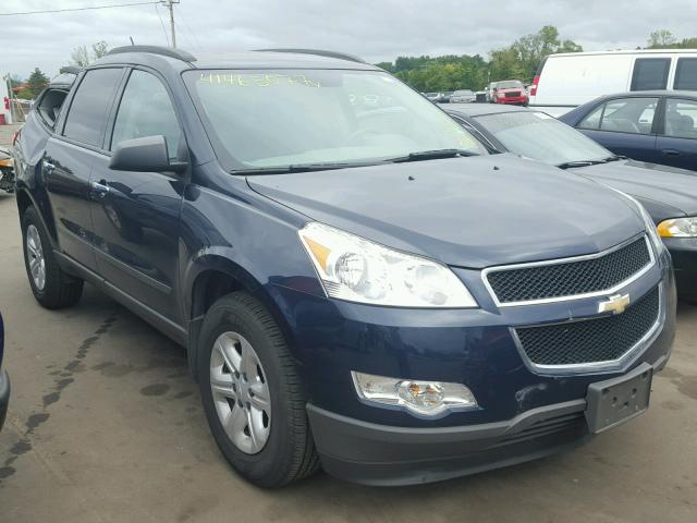 1GNKVFED8BJ175996 - 2011 CHEVROLET TRAVERSE L BLUE photo 1