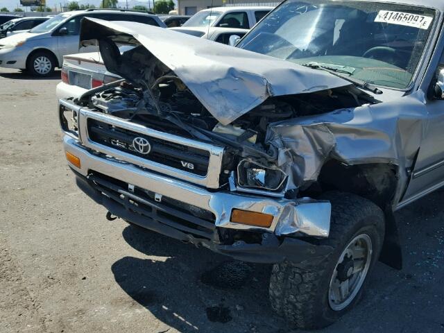 JT4VN13G2P5111555 - 1993 TOYOTA PICKUP 1/2 GRAY photo 9