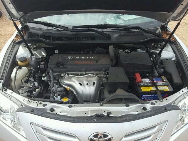 4T1BE46K29U351679 - 2009 TOYOTA CAMRY BASE SILVER photo 7